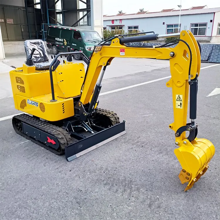 Minigravemaskine til hjemmebrug med gummiskinne